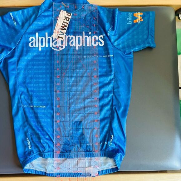 Primal Men's Sport Cut Raglan Cycling Jersey Alpha graphics - Picture 8 of 8